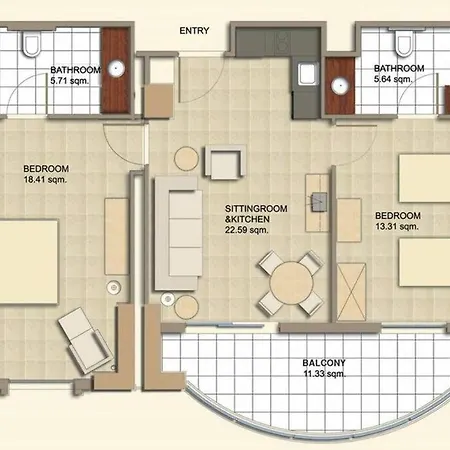 Apartmán Goldcity Alanya Apart *